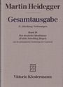 Martin Heidegger: Der Deutsche Idealismus (Fichte, Schelling, Hegel) und die philosophische Problemlage der Gegenwart (Sommersemester 1929), Buch