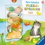 Frauke Nahrgang: Mein liebstes Puzzle-Spielbuch: Tiere - Puzzlebuch ab 18 Monaten, mit 6 Puzzleteilen, Buch