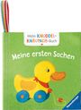 : Mein Knuddel-Knautsch-Buch: Meine ersten Sachen; weiches Stoffbuch, waschbares Badebuch, Babyspielzeug ab 6 Monate, Buch