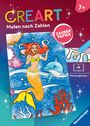 : CreArt Malen nach Zahlen ab 5 - Zauberpapier: Meerjungfrauen, Buch