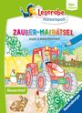 Melinda Ronto: Ravensburger Leserabe Zauber-Malrätsel zum Lesenlernen: Bauernhof (Vor-Lesestufe), Malen auf Zauberpapier, Rätsel, Lesen lernen Vorschule, Rätselbuch ab 5 Jahre, Buch