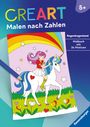 : Ravensburger CreArt Malen nach Zahlen ab 5: Regenbogenland, Malbuch, 24 Motive, Buch