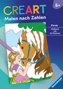 : Ravensburger CreArt Malen nach Zahlen ab 5: Pferde, Malbuch, 24 Motive, Buch