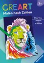 : Ravensburger CreArt Malen nach Zahlen ab 7: Wilde Tiere, Malbuch, 24 Motive, Buch