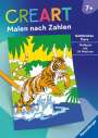 : Ravensburger CreArt Malen nach Zahlen ab 7: Gefährliche Tiere, Malbuch, 24 Motive, Buch