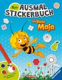 : Ravensburger Mein Ausmalstickerbuch Die Biene Maja - Großes Buch mit über 250 Stickern, viele Sticker zum Ausmalen, Buch