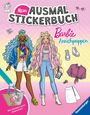 : Mein Ausmalstickerbuch Barbie - Anziehpuppen, Buch
