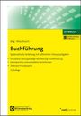 „Buchführung“, Anleitung mit Übungen. Grundsätze, Jahresabschluss, Praxisbeispiele, 11. Auflage. Grünes Design oben.