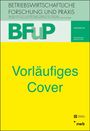 "Vorläufiges Cover" in großen Buchstaben auf gelbem Hintergrund, oben: "Betriebswirtschaftliche Forschung und Praxis".