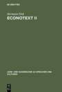 Hermann Fink: Econotext II, Buch