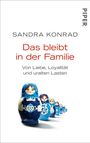 Sandra Konrad: Das bleibt in der Familie, Buch