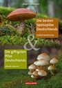 Buchtitel: "Die besten Speisepilze Deutschlands & Die giftigsten Pilze Deutschlands". Zwei Fotos von Pilzen im Wald. 