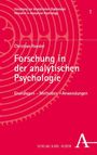 Oben: "Forschung zur Analytischen Psychologie". Titel: "Forschung in der analytischen Psychologie". Autor: "Christian Roesler". Unten: "VERLAG KARL ALBER". Rot-weiße Abstraktion und Logo.