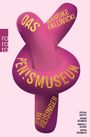 Große, gelbe Schrift: "DAS PEN!SMUSEUM". Namen: Mareike Fallwickl, Eva Reisinger. Lila Design vor rosa Hintergrund.