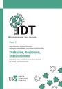 "Diskurse, Regionen, Institutionen." Logo mit Puzzle-Design, Lübeck 2025, IDT, Band 3, Herausgeber genannt. ESV Verlag.