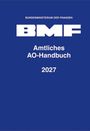 Text: "BMF, Amtliches AO-Handbuch, 2027". Blaues Cover mit weißem Text.