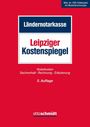 Text: "Ländernotarkasse, Leipziger Kostenspiegel, Notarkosten Sachverhalt Rechnung Erläuterung, 5. Auflage." Roter Hintergrund.
