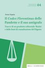 Titel: "Il Codex Florentinus delle Pandette e il suo antigrafo". Autor: Anna Arpaia. Grün und blaues Design.