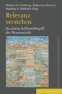 "Relevanz verstehen. Zu einem Schlüsselbegriff der Hermeneutik." Buntes abstraktes Gemälde mit Streifen.