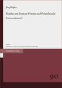 Jörg Rüpke: Studies on Roman Priests and Priesthoods, Buch