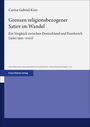 Buchtitel: "Grenzen religionsbezogener Satire im Wandel" von Carina Gabriel-Kinz, blaues Design, Franz Steiner Verlag.