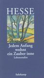 Hermann Hesse: Jedem Anfang wohnt ein Zauber inne, Buch