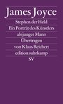 James Joyce: Stephen der Held, Buch
