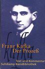 Franz Kafka: Der Prozeß. Text und Kommentar, Buch