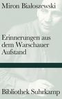 Miron Bialoszewski: Erinnerungen aus dem Warschauer Aufstand, Buch