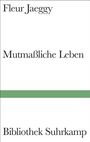 Fleur Jaeggy: Mutmaßliche Leben, Buch