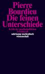 : Die feinen Unterschiede, Buch