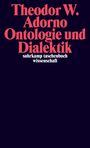 Theodor W. Adorno: Ontologie und Dialektik, Buch