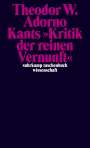 Theodor W. Adorno: Kants »Kritik der reinen Vernunft« (1959), Buch