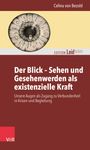 „Der Blick – Sehen und Gesehenwerden als existentielle Kraft“. Illustration eines Auges, auf rotem Hintergrund.
