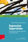 "Expressive Supervision" von Viktoria Munk-Oppenhäuser. Bunte, abstrakte Illustrationen mit schwarzem Pinselstrich.