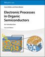 „Electronic Processes in Organic Semiconductors, An Introduction, Second Edition“ von Anna Köhler und Heinz Bässler. Unten bunte Illustration elektronischer Prozesse.