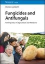 Text: „Clemens Lamberth, Fungicides and Antifungals, Antimycotics in Agriculture and Medicine“. Oben Familie, unten Kartoffeln.