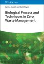 "Biological Process and Techniques in Zero Waste Management" von Garima Awasthi und Mohit Nigam. Grünes geometrisches Muster.