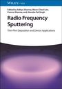 Titel: Radio Frequency Sputtering. Untertitel: Thin-Film Deposition and Device Applications. Lila Lichtkreis unten.