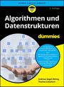Titel: Algorithmen und Datenstrukturen für Dummies. Zweite Auflage. Hände halten schwebende Diagramme.