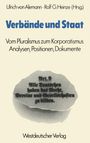 Ulrich von Alemann: Verbände und Staat, Buch