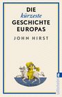 Buchtitel: "DIE kürzeste GESCHICHTE EUROPAS", Autor: JOHN HIRST. Illustration: Frau auf einem Stier im Wasser.