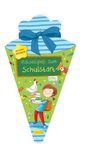 Caroline Fuchs: Schlau für die Schule: Rätselspaß zum Schulstart mit Stickern (Schultüte 2023 blau), Buch