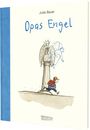 Jutta Bauer: Opas Engel  - Jubiläumsausgabe im großen Format in hochwertiger Ausstattung mit Halbleinen, Buch