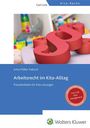 "Arbeitsrecht im Kita-Alltag: Praxisleitfaden" von Anna Müller-Kabisch. Großes rotes Paragraphenzeichen im Vordergrund.