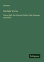 Anonym: Herders Werke, Buch