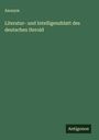 Anonym: Literatur- und Intelligenzblatt des deutschen Herold, Buch