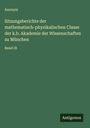 Anonym: Sitzungsberichte der mathematisch-physikalischen Classe der k.b. Akademie der Wissenschaften zu München, Buch