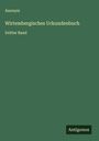 Anonym: Wirtembergisches Urkundenbuch, Buch