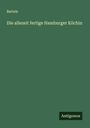 Bartels: Die allezeit fertige Hamburger Köchin, Buch